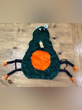 NWT Vintage 2003 Gymboree Green Plush Spider Halloween Costume